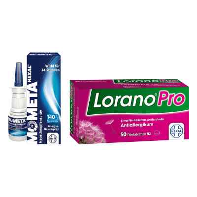 Mometahexal Heuschnupfenspray 18 g + Loranopro 5 mg Tbl. 50 stk
