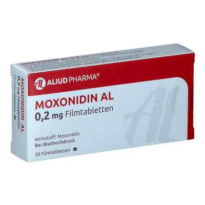Moxonidin Al 0,2 mg Filmtabletten 30 stk von ALIUD Pharma GmbH PZN 01035934