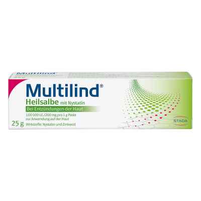 Multilind Wund- Heilsalbe mit Nystatin und Zinkoxid 25 g von STADA GmbH PZN 03737422