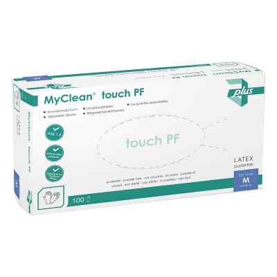 Myclean touch Pf Handschuhe latex unsteril Größe m 100 stk von MaiMed GmbH PZN 11302649