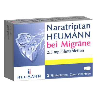 Naratriptan Heumann bei Migräne 2,5 mg Filmtabletten