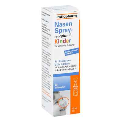 NasenSpray-ratiopharm Kinder 10 ml von ratiopharm GmbH PZN 00999854