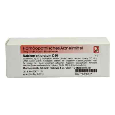 Natrium Chloratum D30 Globuli 10 g von Dr.RECKEWEG & Co. GmbH PZN 00908981
