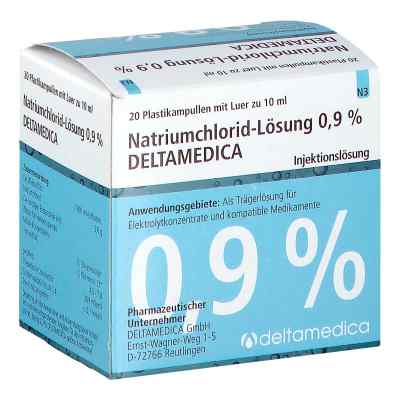 Natriumchlorid-lösung 0,9% Deltamedica Luer Pl. 20X10 ml von DELTAMEDICA GmbH PZN 17393067