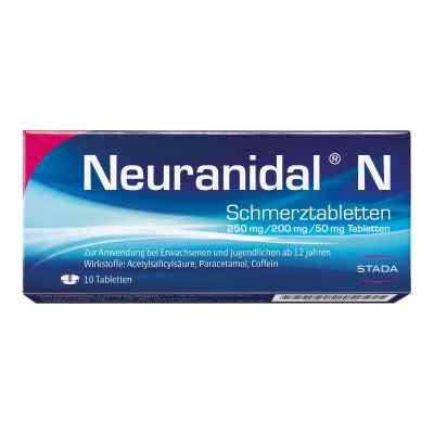Neuranidal N Schmerztabletten 10 stk von STADA Consumer Health Deutschlan PZN 01809011