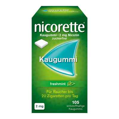 nicorette® Kaugummi 2 mg freshmint 105 stk von Kenvue Germany GmbH (OTC) PZN 03643425