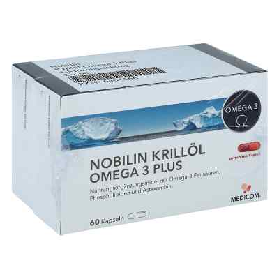 Nobilin Krillöl Omega 3 Plus Kapseln 2X60 stk von Medicom Pharma GmbH PZN 06404566