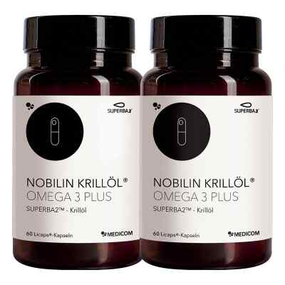 Nobilin Krillöl Omega 3 Plus Kapseln 2X60 stk von MEDICOM Pharma GmbH PZN 06404566