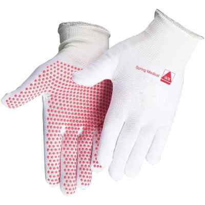 Noppenhandschuhe für Kompressionsstrümpfe Herren 2 stk von BELSANA Medizinische Erzeugnisse PZN 03854352