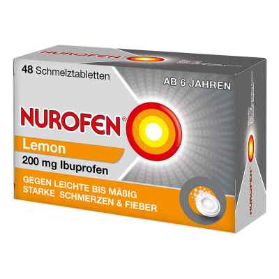 Nurofen 200 mg Schmelztabletten Lemon bei Kopfschmerzen 48 stk von Reckitt Benckiser Deutschland Gm PZN 03443838