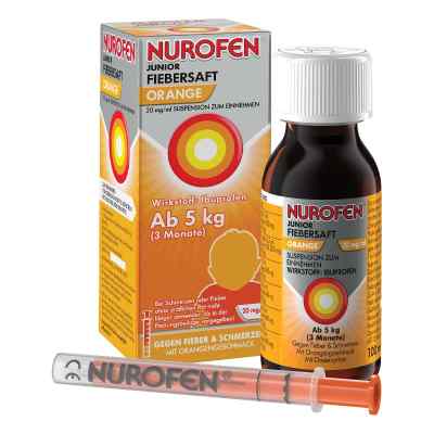 NUROFEN Junior Fiebersaft Orange 20 mg/ml 100 ml von Reckitt Benckiser Deutschland GmbH PZN 16205690