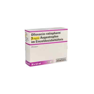 Ofloxacin ratiopharm 3 mg/ml Atr.i.einzeldosisbeh.