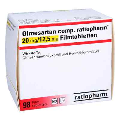 Olmesartan compositus ratiopharm 20/12,5 mg Filmtabletten