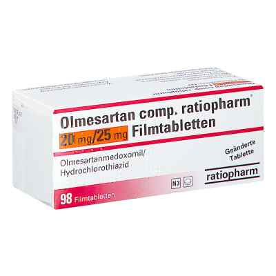 Olmesartan compositus ratiopharm 20/25 mg Filmtabletten