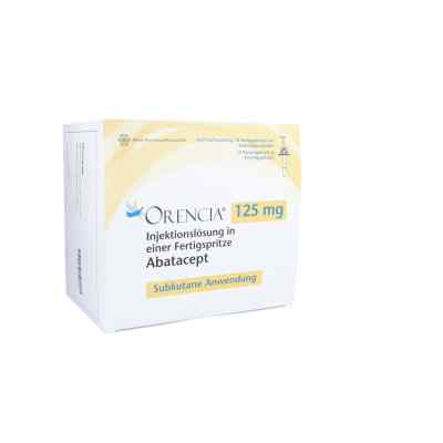 Orencia 125 mg Injektionslösung 3X4 stk von Bristol-Myers Squibb GmbH & Co.  PZN 09780399