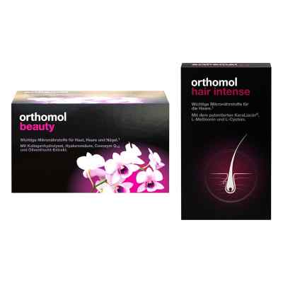 Orthomol Beauty (Nachfüllpackung) + Orthomol Hair Intense 1 Pck von  PZN 08102399