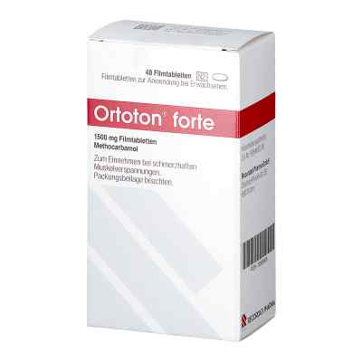 Ortoton forte 1500 mg Filmtabletten 48 stk von Recordati Pharma GmbH PZN 13868906
