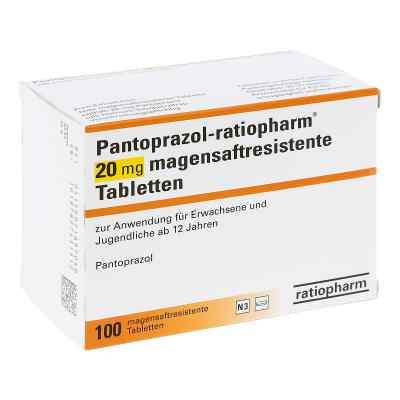 Pantoprazol-ratiopharm 20 mg magensaftresistent Tabletten