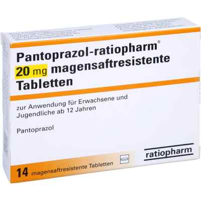 Pantoprazol-ratiopharm 20 mg magensaftresistent Tabletten