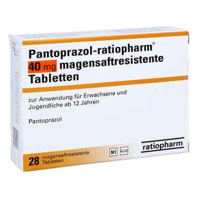 Pantoprazol-ratiopharm 40 mg magensaftresistent Tabletten
