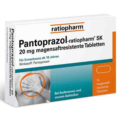 Pantoprazol-ratiopharm® SK 20 mg bei Sodbrennen 