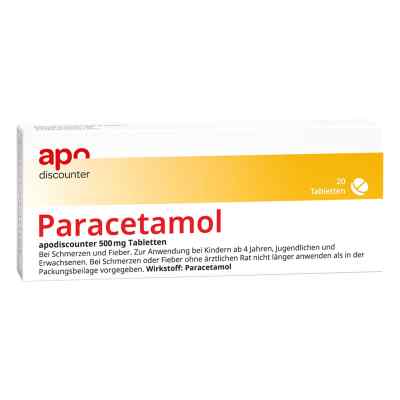 Paracetamol 500 Mg Tabletten bei Fieber und Schmerzen 20 stk von Fair-Med Healthcare GmbH PZN 18188323