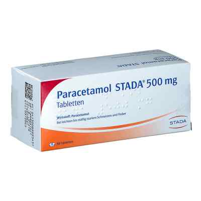 Paracetamol STADA 500mg (verschreibungspflichtig) 50 stk von STADAPHARM GmbH PZN 08999345