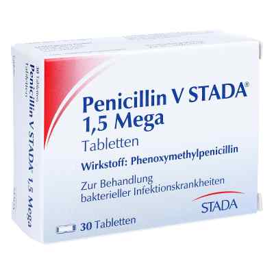 Penicillin V STADA 1,5 Mega 30 stk von STADAPHARM GmbH PZN 00009975