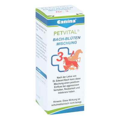 Petvital Bachblüten Nummer 3 Globuli veterinär 10 g von Canina pharma GmbH PZN 10528558