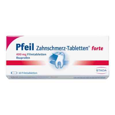 Pfeil Zahnschmerz-Tabletten forte 400mg 10 stk von STADA GmbH PZN 00410554