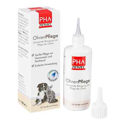 Pha Ohrenpflege für Hunde Tropfen 100 ml von PetVet GmbH PZN 07548965