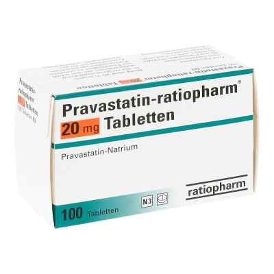 Pravastatin-ratiopharm 20mg 100 stk von ratiopharm GmbH PZN 00848687