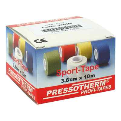 Pressotherm Sport-tape 3,8cmx10m weiss 1 stk von ABC Apotheken-Bedarfs-Contor Gmb PZN 02002339
