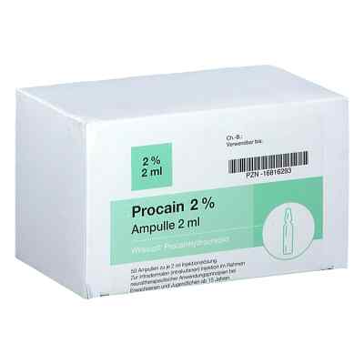 Procain Pharmarissano 2% iniecto -lsg.ampullen 2 Ml 50X2 ml von medphano Arzneimittel GmbH PZN 16816293