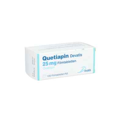 Quetiapin Devatis 25 mg Filmtabletten 100 stk von Devatis GmbH PZN 11484018