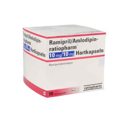 Ramipril/amlodipin-ratiopharm 10 mg/10 mg Hartkps.