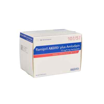 Ramipril Aristo plus Amlodipin 10 mg/5 mg Hartkps 100 stk von Aristo Pharma GmbH PZN 13880416