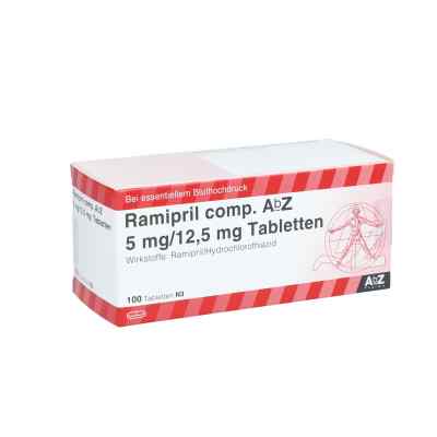 Ramipril compositus Abz 5 mg/12,5 mg Tabletten 100 stk von AbZ Pharma GmbH PZN 09100559