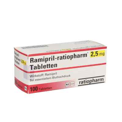 Ramipril-ratiopharm 2,5 mg Tabletten