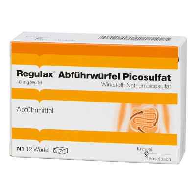 Regulax Abführwürfel Picosulfat 12 stk von HERMES Arzneimittel GmbH PZN 03390645