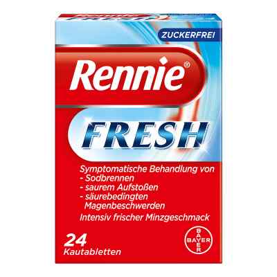 Rennie Fresh Kautabletten 24 stk von Bayer Vital GmbH PZN 09543481