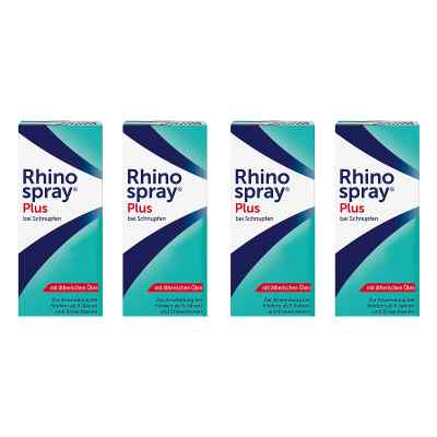 Rhinospray Plus Nasenspray bei Schnupfen & verstopfter Nase 4x10 ml von A. Nattermann & Cie GmbH PZN 08102593