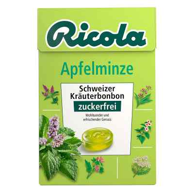 Ricola ohne Zucker Box Apfelminze Bonbons 50 g von Queisser Pharma GmbH & Co. KG PZN 12500736