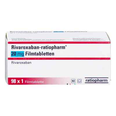 Rivaroxaban-ratiopharm 20 Mg Filmtabletten