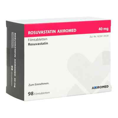 Rosuvastatin Axiromed 40 mg Filmtabletten 98 stk von Medical Valley Invest AB PZN 13705162