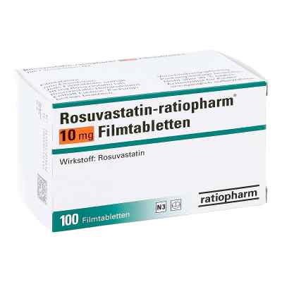 Rosuvastatin ratiopharm 10 mg Filmtabletten 100 stk von ratiopharm GmbH PZN 13785563
