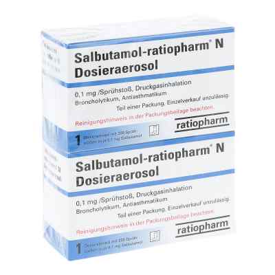 Salbutamol-ratiopharm N 2 stk von ratiopharm GmbH PZN 01448777