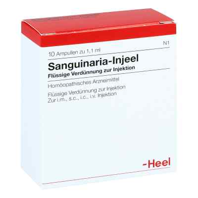 Sanguinaria Injeel Ampullen 10 stk von Biologische Heilmittel Heel GmbH PZN 00903015