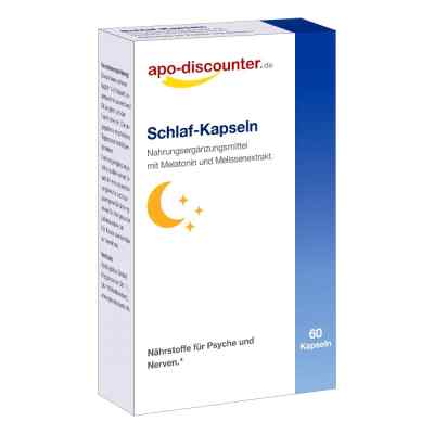 Schlaf Kapseln mit Melatonin 60 stk von Apologistics GmbH PZN 17174460