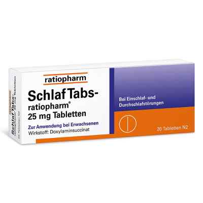 SchlafTabs-ratiopharm® 25 mg Schlaftabletten